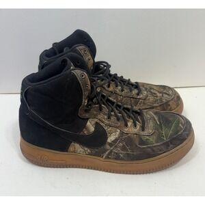 Nike Air Force 1 Men's Size 11 High Top Realtree Camouflage Black A02410-001